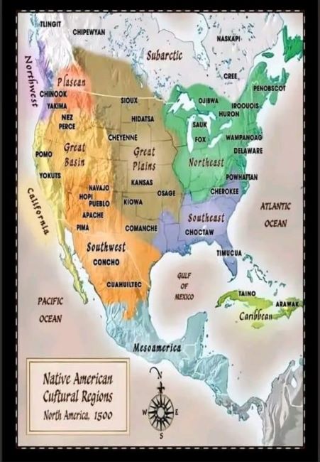 Map of
          Native America